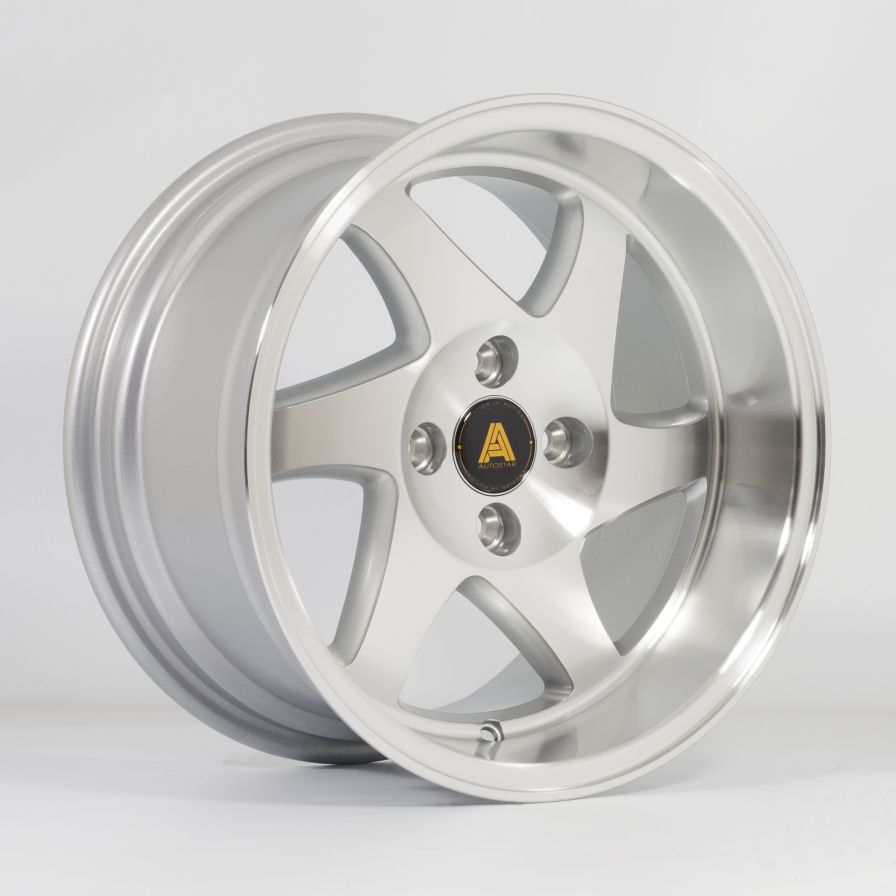 Autostar<br>Blade Polished Flat Silver (15x8)